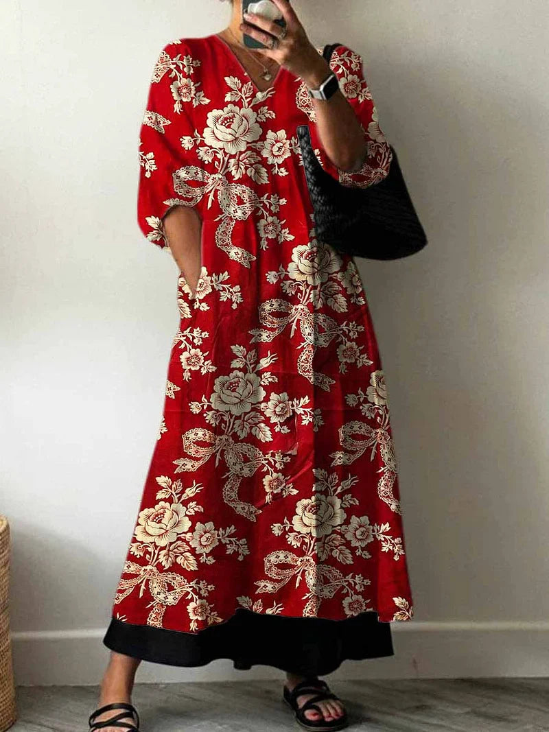 Elegant Print Dress