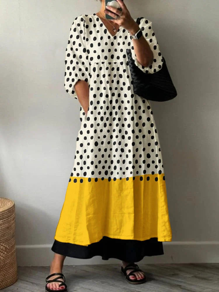 Elegant Print Dress
