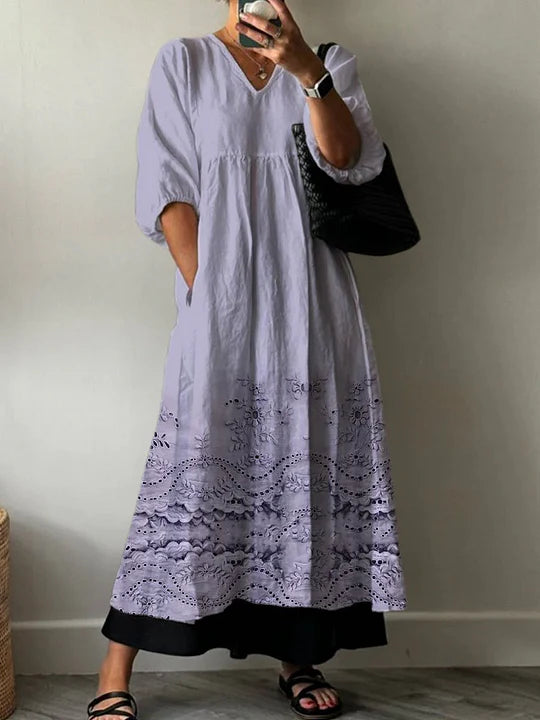 Elegant Print Dress