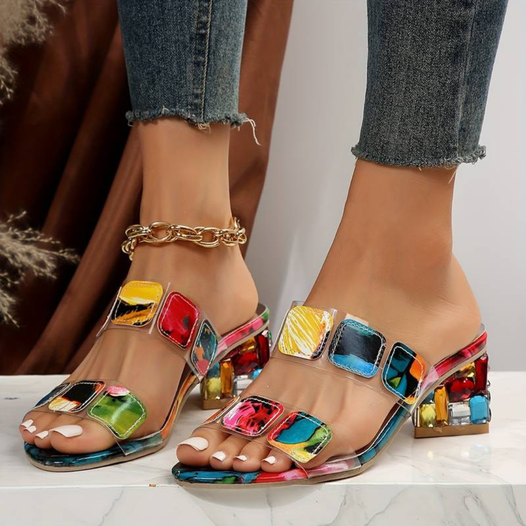 Maya | Artistic Heel Sandals