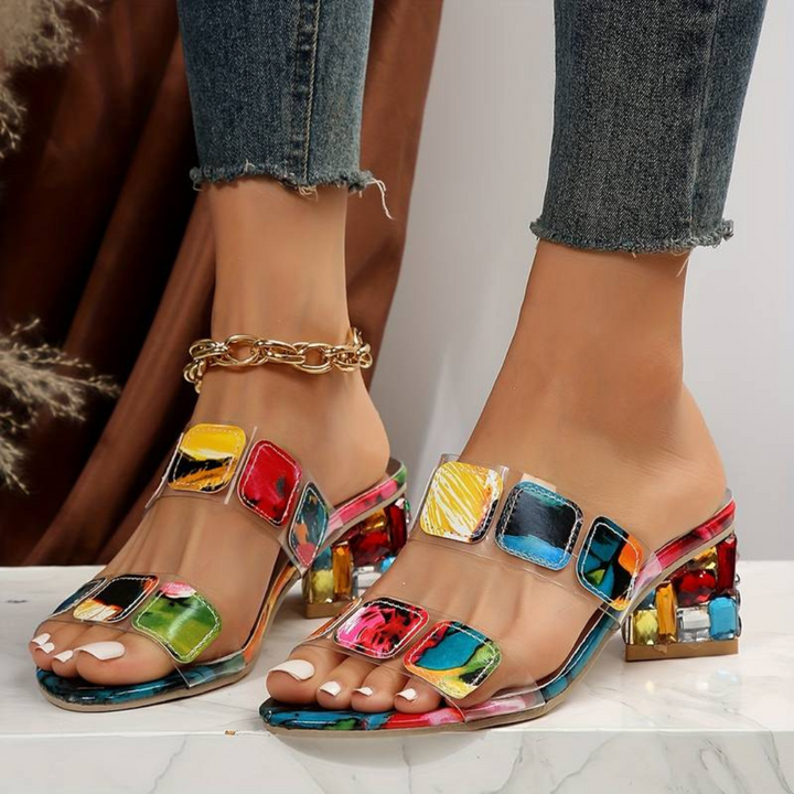 Maya | Artistic Heel Sandals