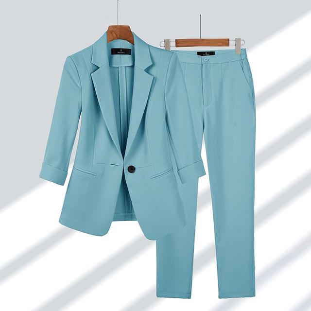 Ora - Business Suit Blazer Trouser Set