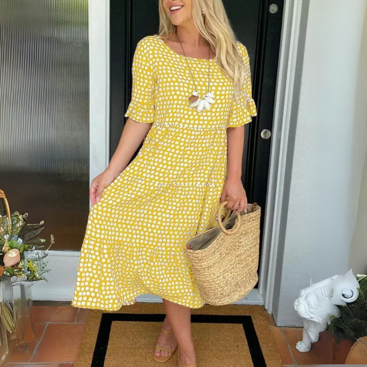 Chloe | Relaxed Tiered Midi Dress