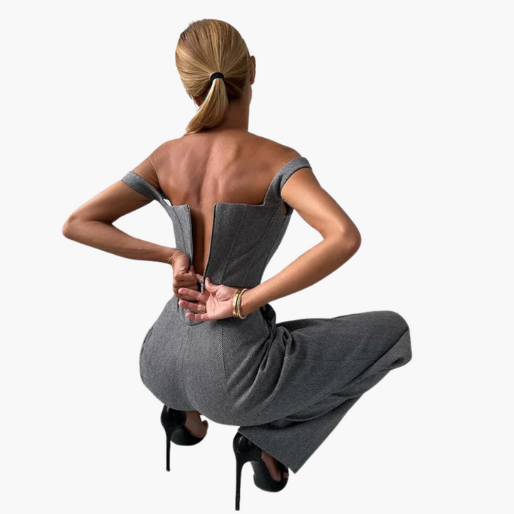 Ivory - Fishbone Crisp 3-Piece Suit