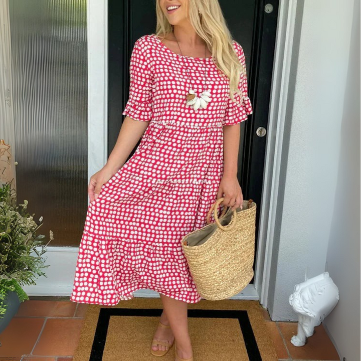 Chloe | Relaxed Tiered Midi Dress