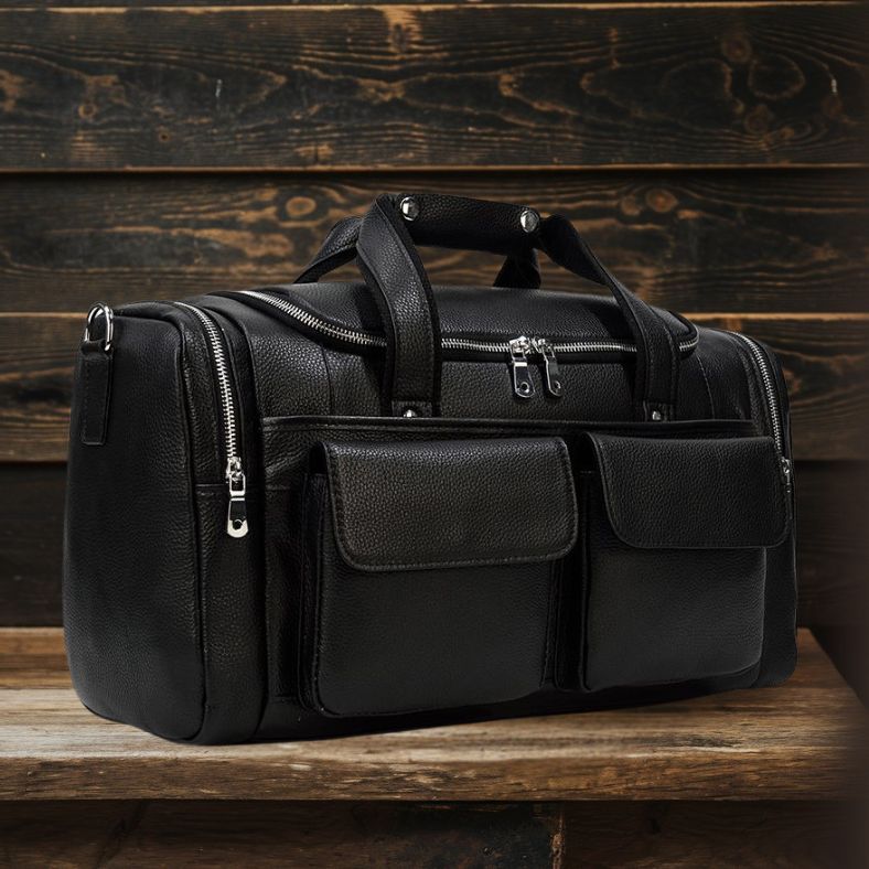 Carl - Black Travel Tote
