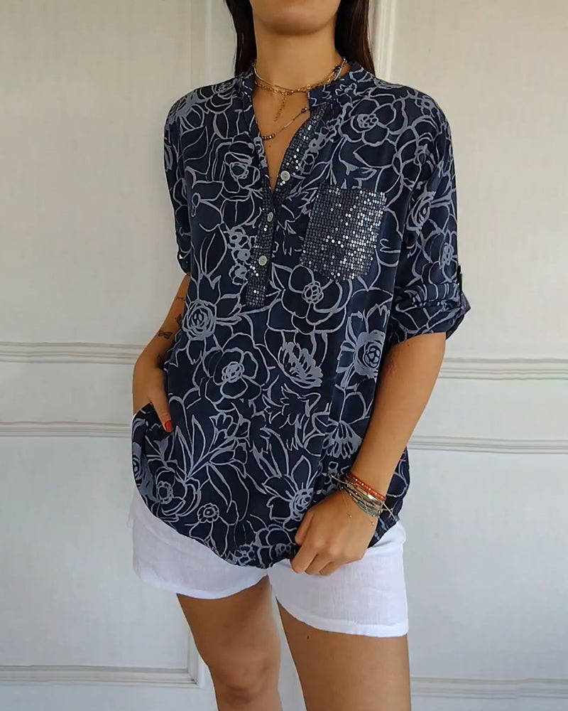 Sandra | Floral Print Blouse