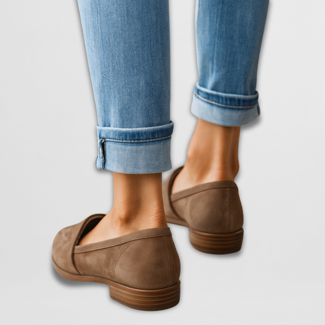 Orlena | Suede Loafers