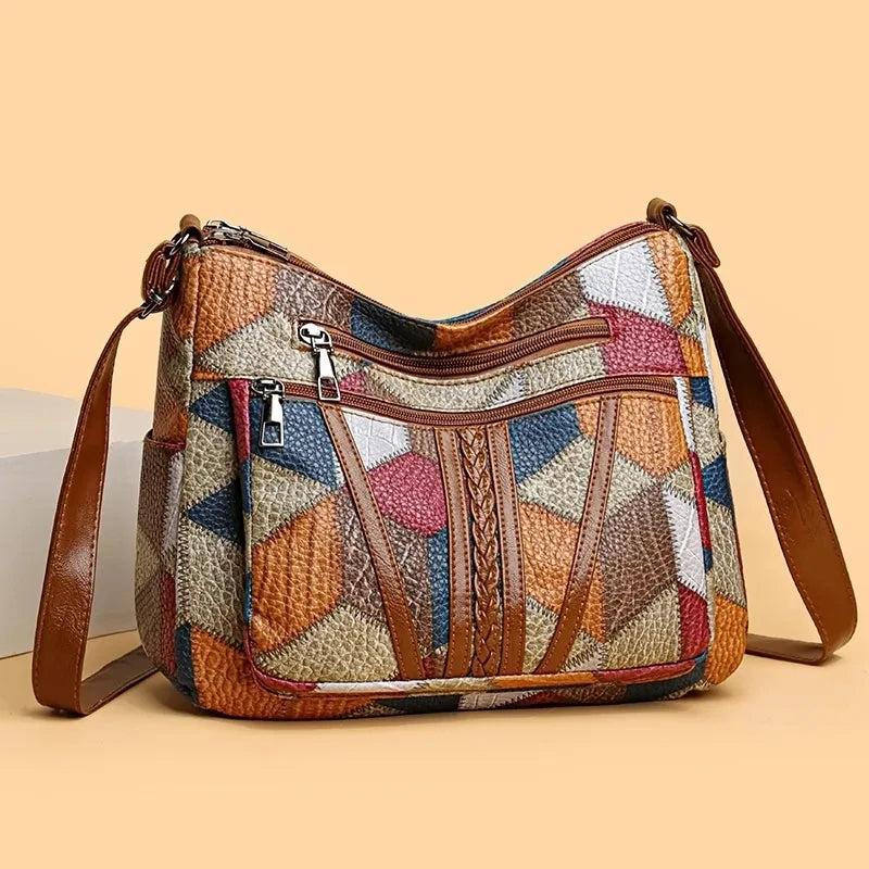 Fern | Patchwork Shoulder Bag