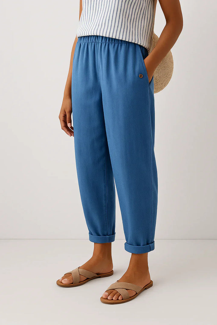 Edith – Linen-Cotton Comfort Trousers