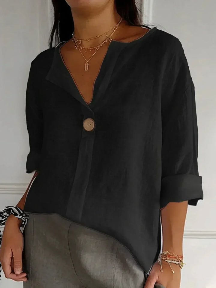 Mira | Casual V-Neck Blouse