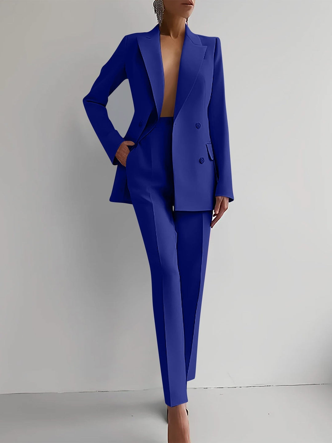 Monroe - Solid Color Blazer & Pants Set