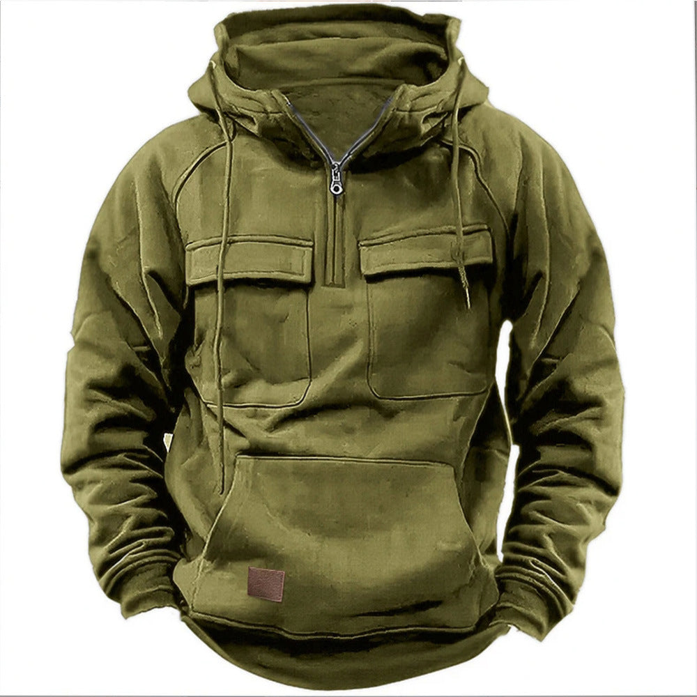 Stephen - Zip-Up Hooded Sweatshirt