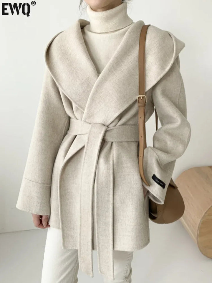 Elira™ | Hooded Wool Coat