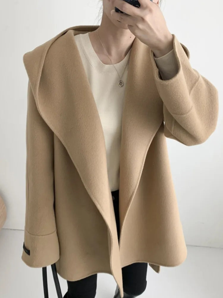 Elira™ | Hooded Wool Coat