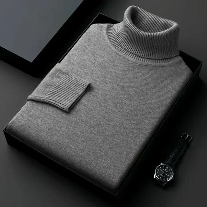 Franco - Cozy Knit Turtleneck Sweater