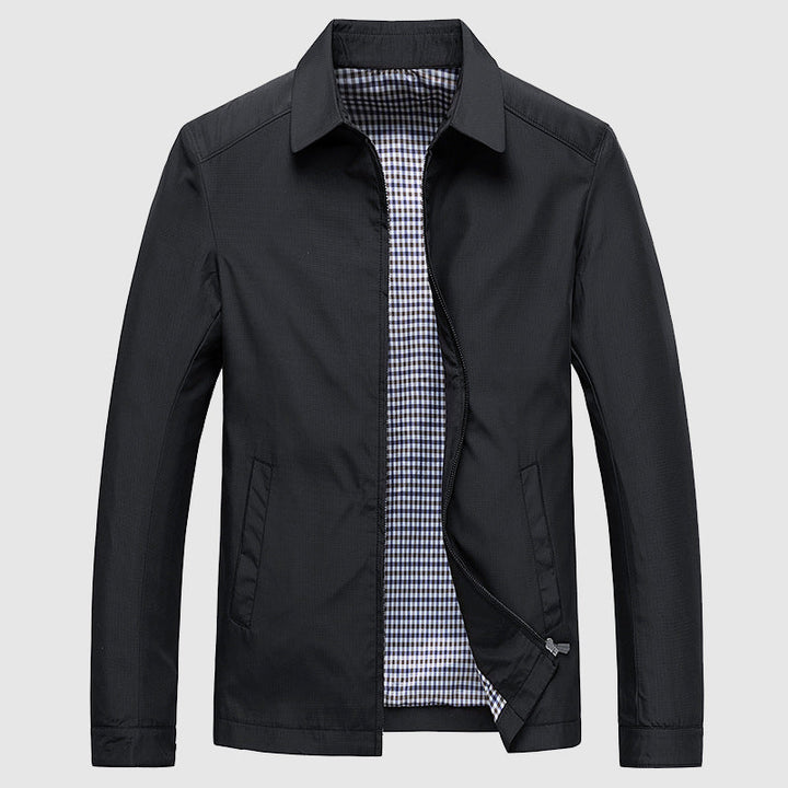 Sean- Solid Color Loose Lapel Jacket