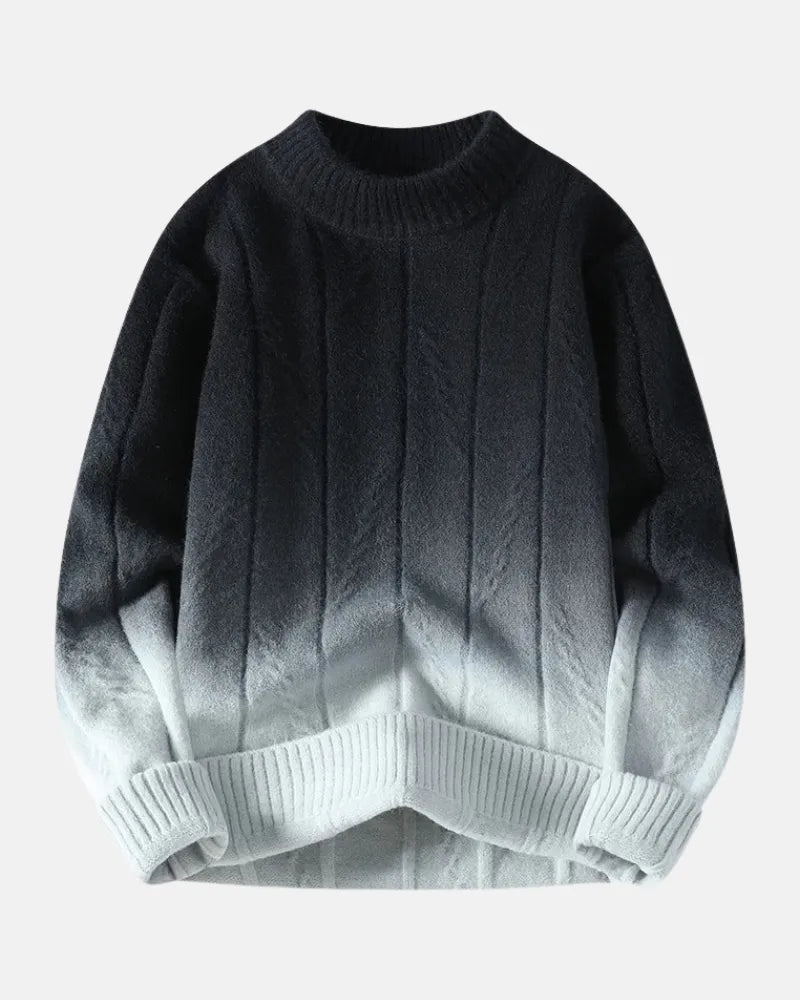 Cascade Ombré Crewneck