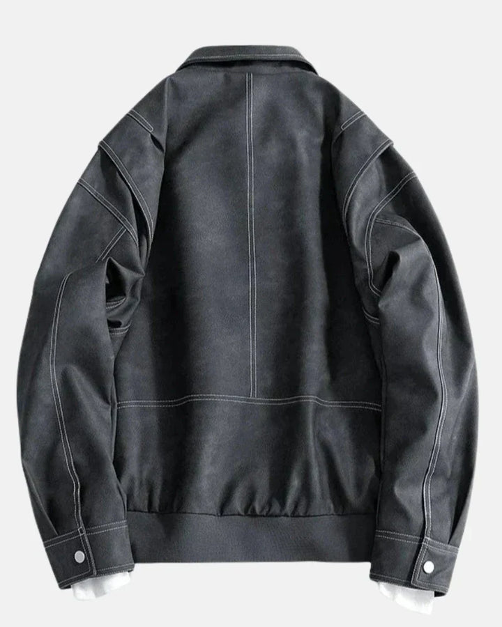 Duncan - Retro PU Jacket
