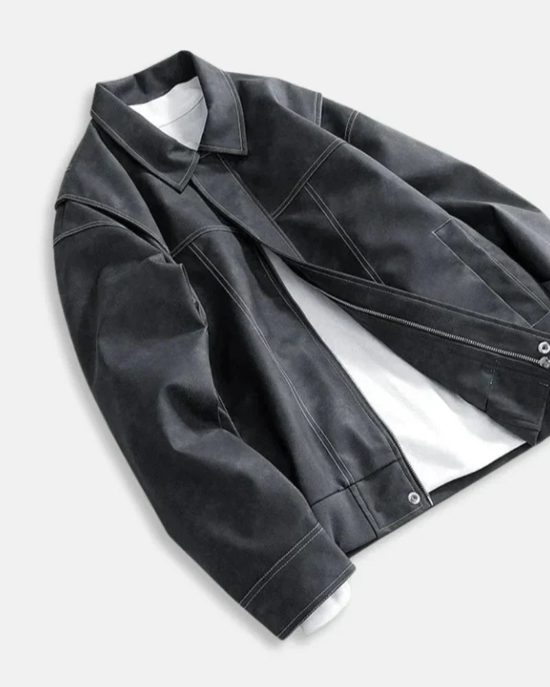 Duncan - Retro PU Jacket