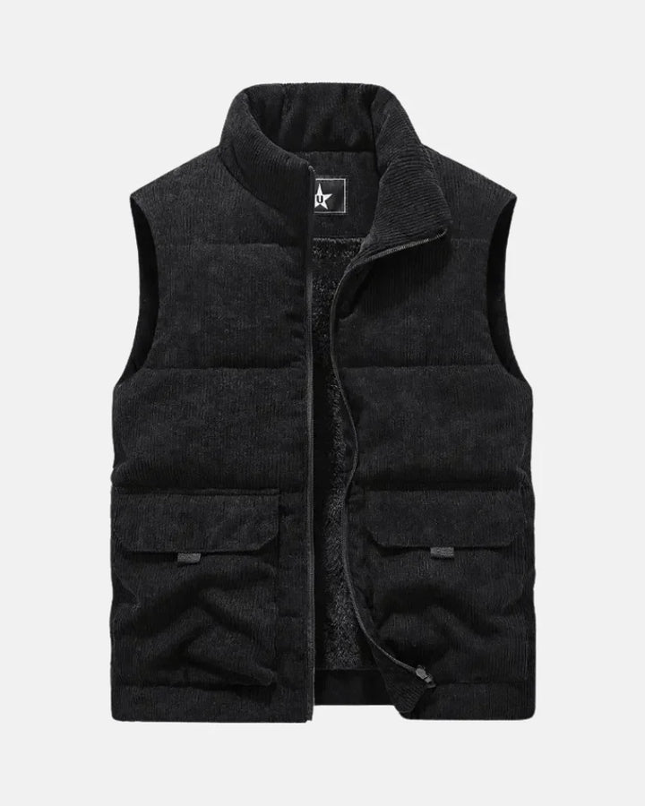 Rafael Soft Velour Corduroy Vest