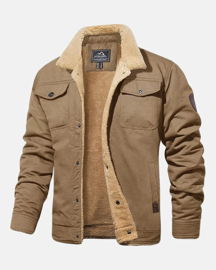 Arben Cozy Fleece Bomber Jacket