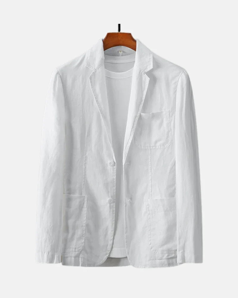 Minimalist Linen Blazer