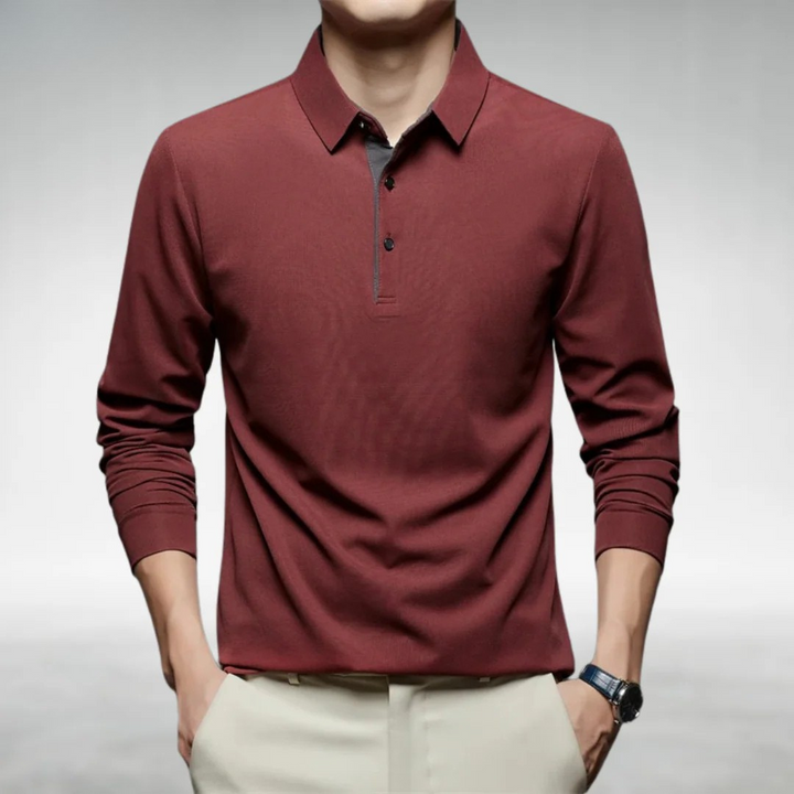 Collin™ Men's Long Sleeve Polo