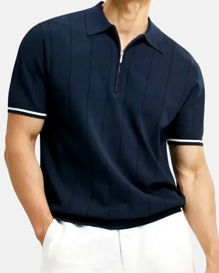 Santino - Modern Zip-Up Polo
