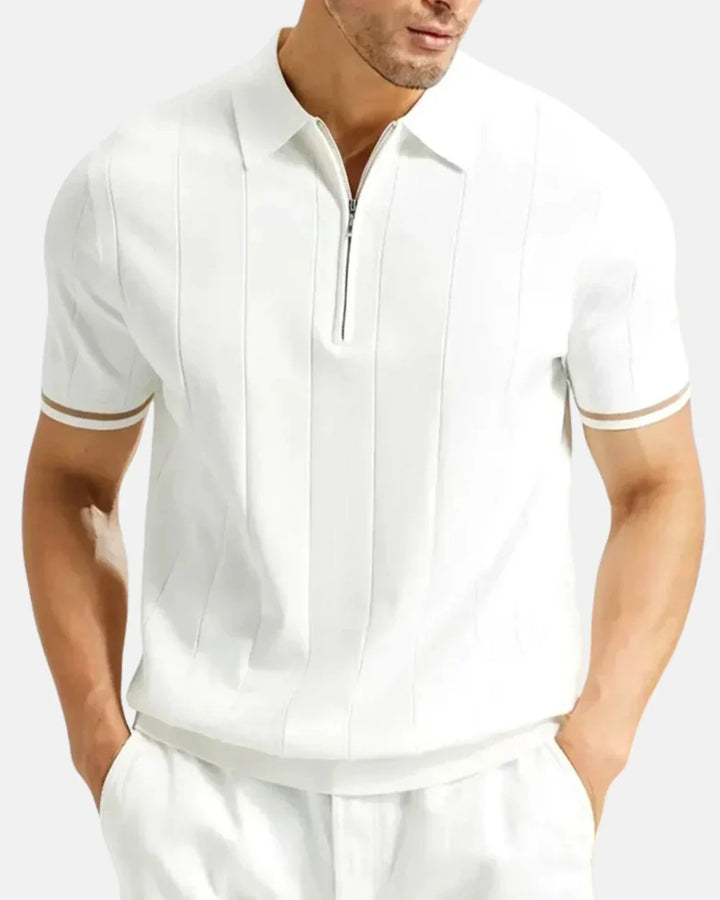 Santino - Modern Zip-Up Polo