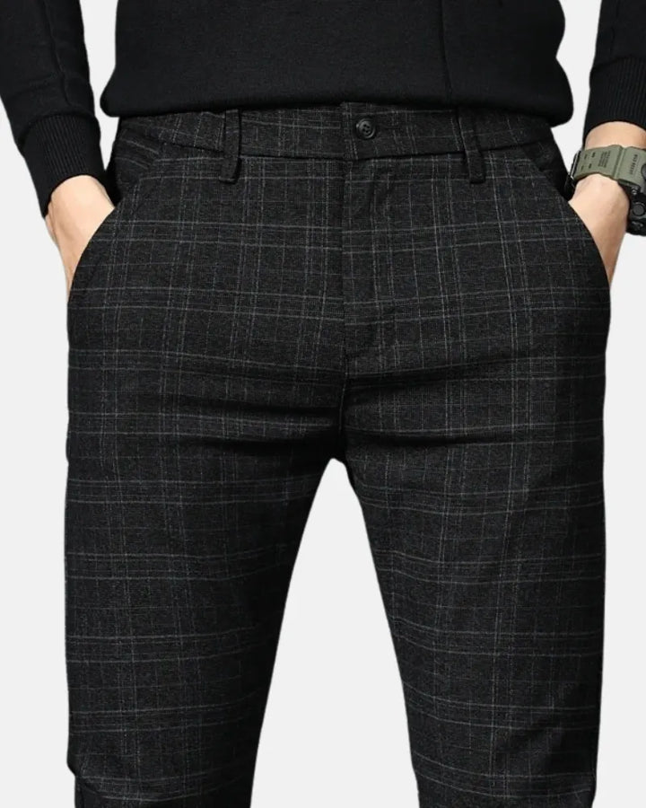 Joss - Plaid Business Trousers