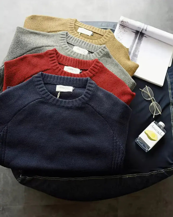 Steven - Crew Neck Knit Sweater