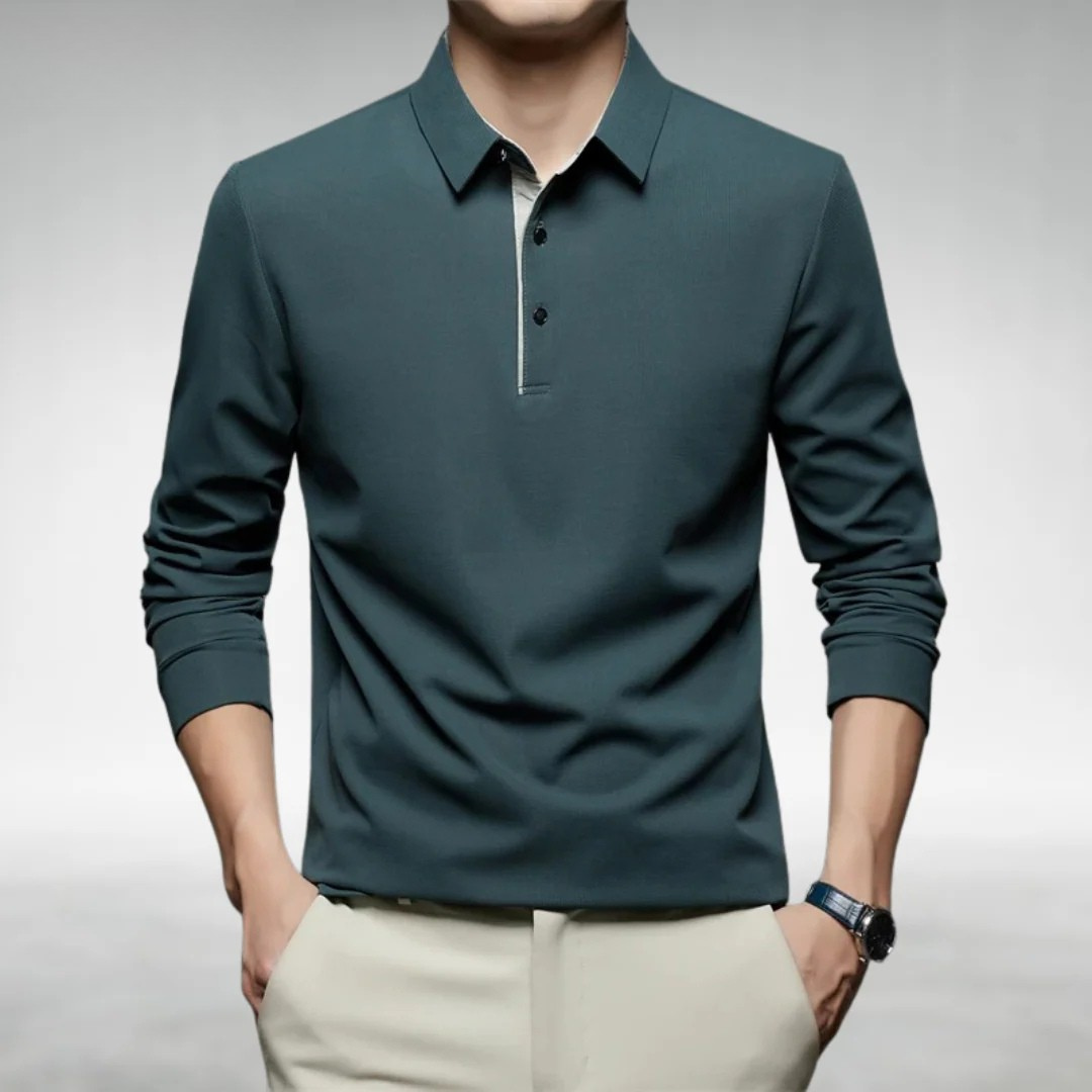 Collin™ Men's Long Sleeve Polo