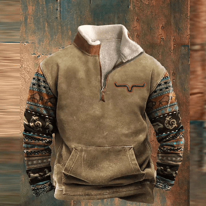 Dakota™ | Graphic Zip-Up Sweatshirt For Men