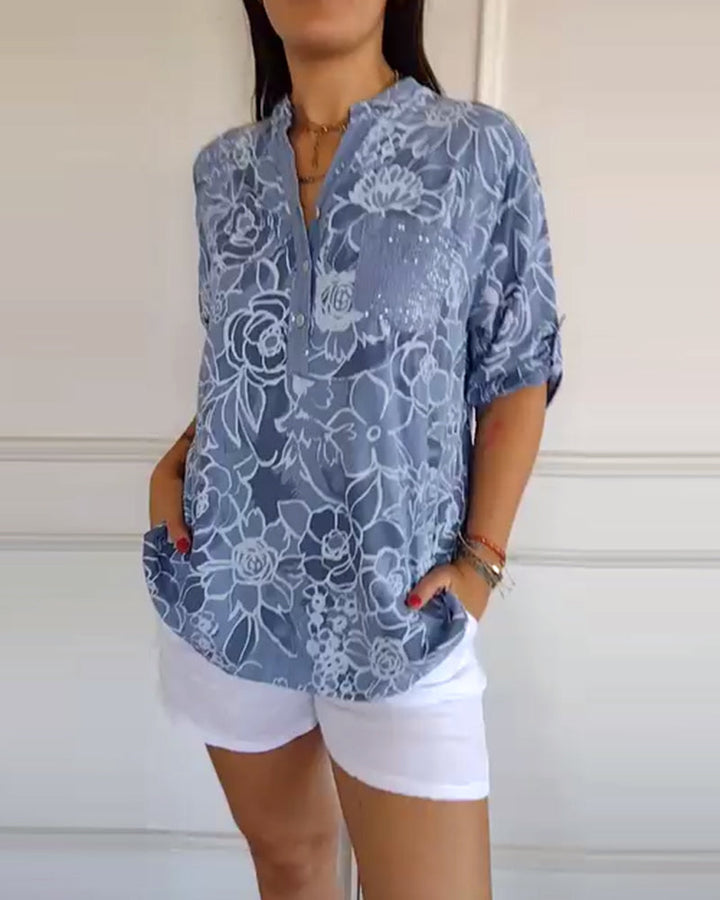 Sandra | Floral Print Blouse