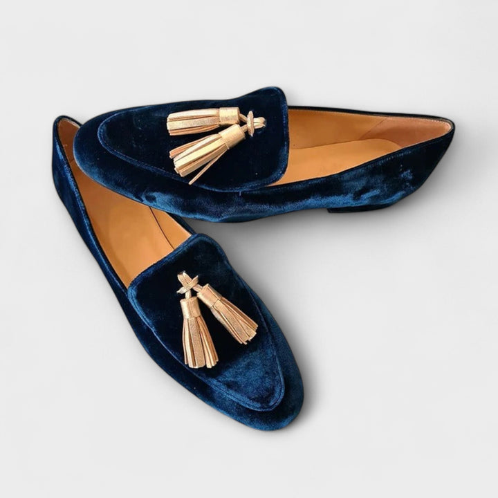 Kera | Vintage-inspired loafers with fringe