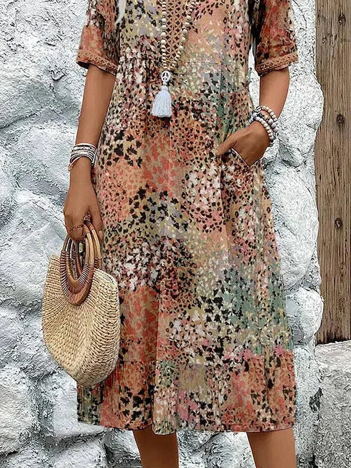 Giselle | Vibrant Mid Length Dress