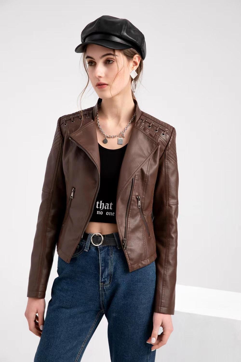 Hazel Blues® | Faux Leather Jackets