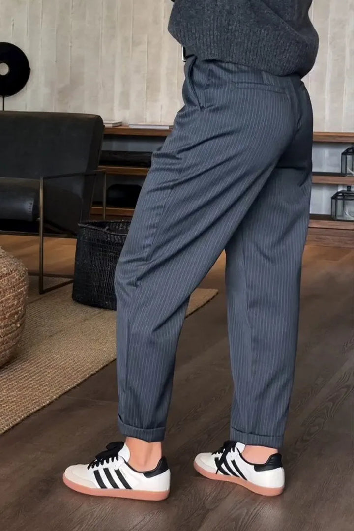 Deirdre - Tailored Striped Trousers