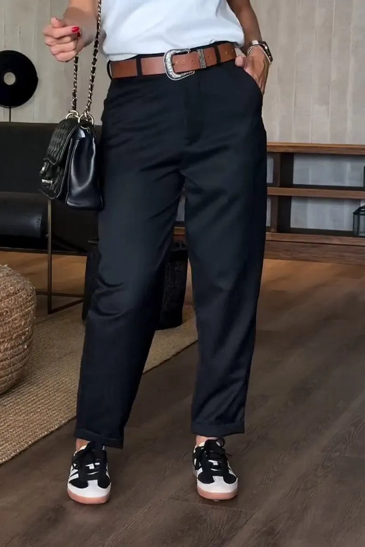Deirdre - Tailored Striped Trousers