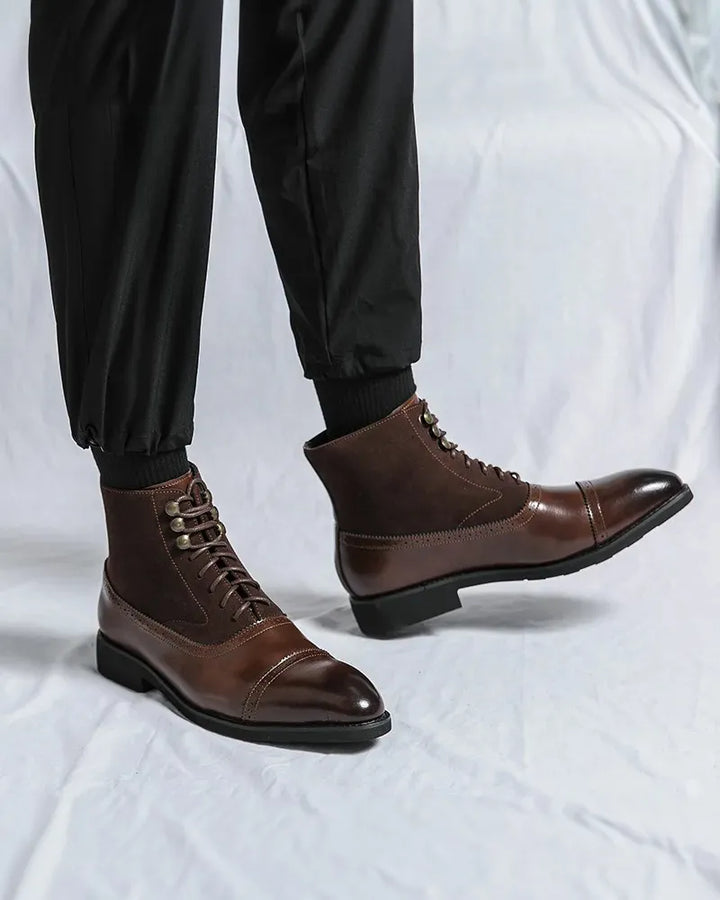 Barrett - Lace-Up Booties