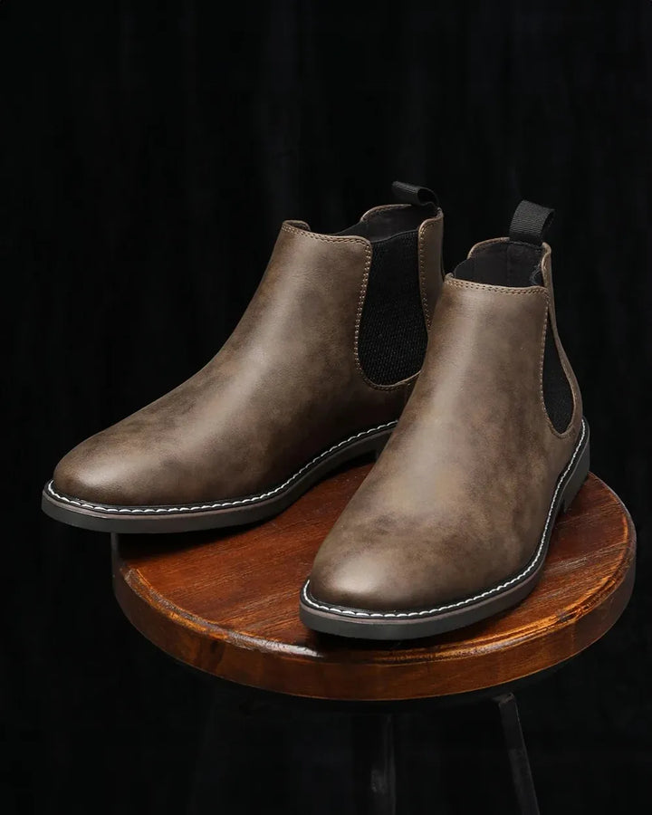 Arthur - Retro Cowhide Boots