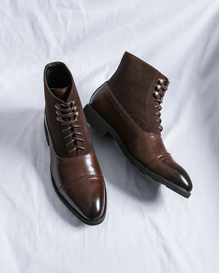 Barrett - Lace-Up Booties