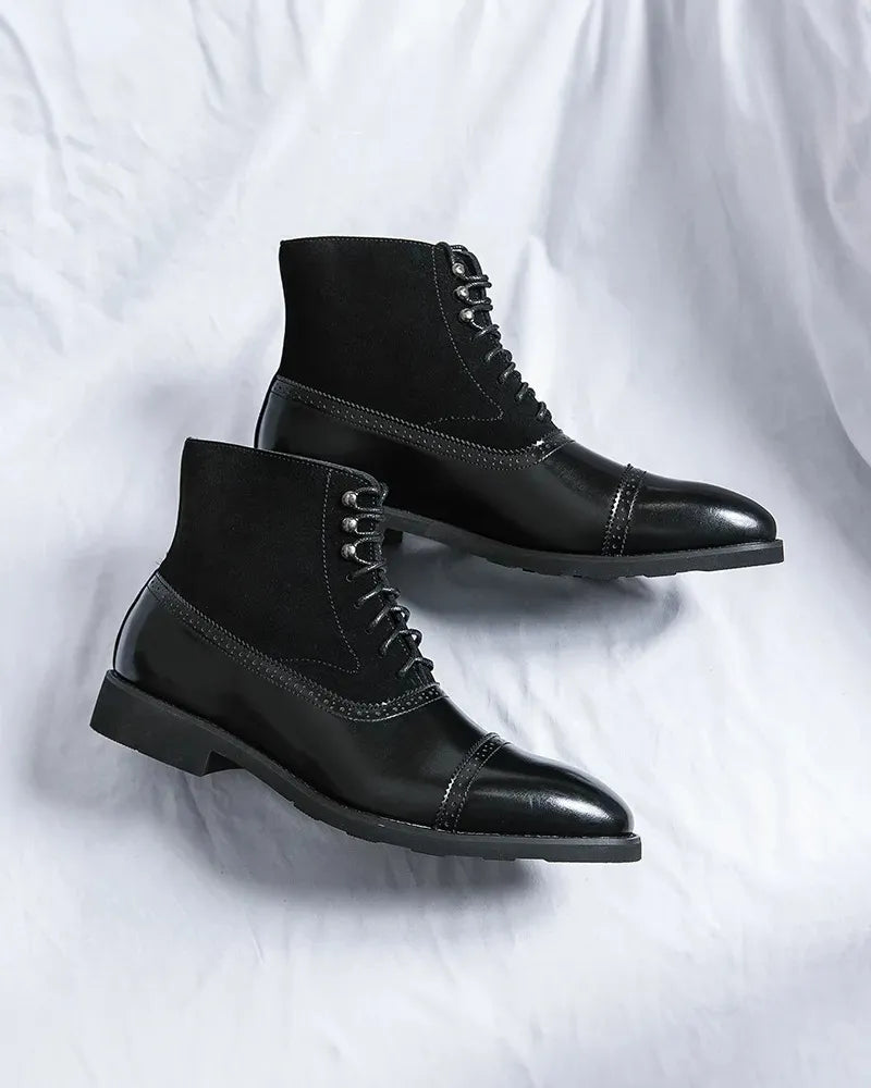 Barrett - Lace-Up Booties