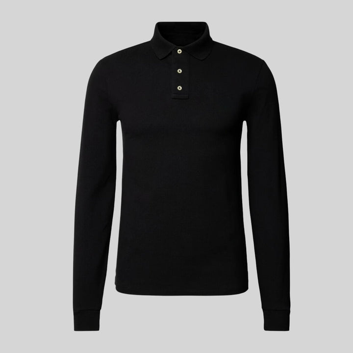 Friedrich - Casual Long Sleeve Polo Shirt